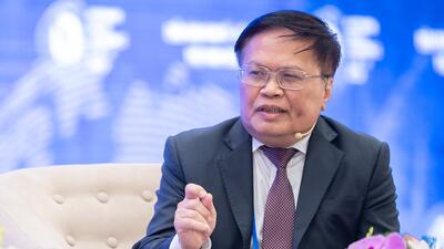 Ông Nguyễn Đình Cung, nguyên Viện trưởng Viện Nghiên cứu quản lý kinh tế Trung ương (CIEM) phát biểu. 
