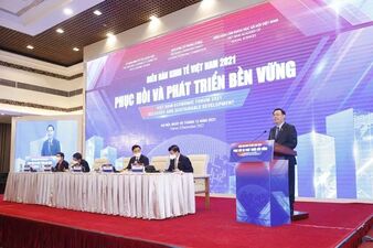 Chủ tịch Quốc hội Vương Đình Huệ phát biểu