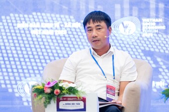 Ông Mạc Đình Minh - Phó Giám đốc Sở Xây dựng Hà Nội phát biểu. 