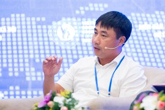 Ông Mạc Đình Minh - Phó Giám đốc Sở Xây dựng Hà Nội phát biểu. 